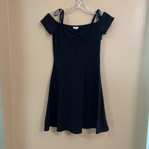 Garage - Black Tie Shoulder Dress